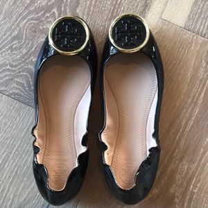 Brand new Tori Burch Black Flats